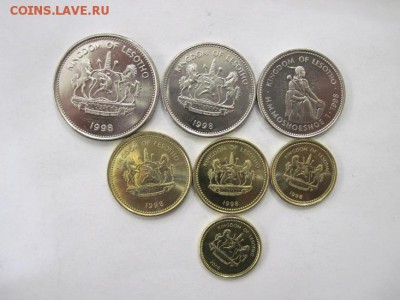 Лесото набор из 7 монет до 26.06.14 - Изображение23 082