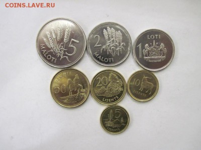 Лесото набор из 7 монет до 26.06.14 - Изображение23 084