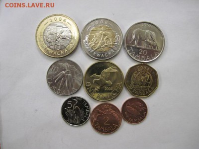Малави Набор из 9 монет до 26.06.14 - Изображение23 065