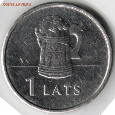 Латвия. 1 лат 2011 "Пивная кружка" до 29.06.14 в 22.00 - Scan-140617-0003