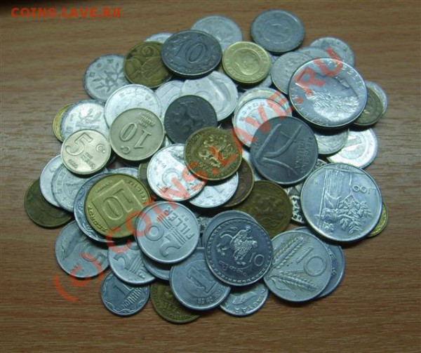 ИНОСТРАННЫЕ МОНЕТЫ - 75шт - S6000573 (Small).JPG