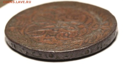 2 копейки 1758 (Верхняя бандероль) - 2 копейки 1758 надпись вверху=