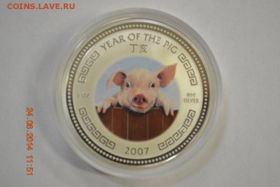 монета Камбоджи 3000 риелей из серебра 999-й пр унция - DSC_0161 (800x533)