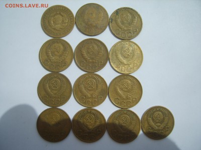 с РУБЛЯ.3 коп.13 мон.1930-1957гг.27.06.14.до 22.00. - S8306260.JPG