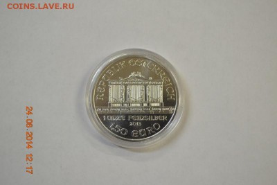 Австрийский филармоникер 1,5 евро 2013г. 1 унция Серебро 999 - DSC_0201 (533x800)