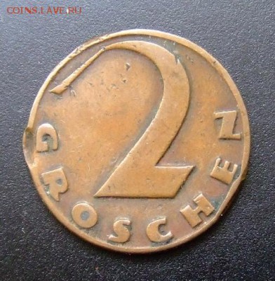 АВСТРИЯ 2 гроша (1925) до 26.06 (22.00) - Австрия 2 гроша (1925) Р