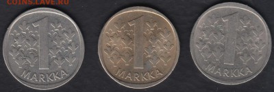 Финляндия 1 марка 1973, 1981, 1990 до 26.06.2014 22-00 - Финляндия 1 марка 1973, 1981, 1990 а