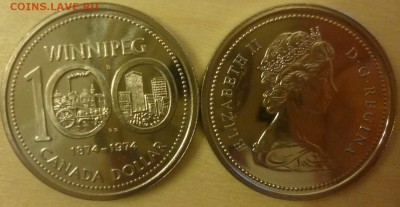 ДК Канада 1 доллар Винипег UNC ФИКС 30.06 22.00 - Канада 1 доллар Винипег UNC.JPG