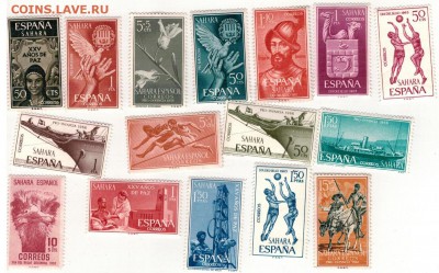 Марки Исп.Сахары (16шт) до 30.06.14 в 22.00мск (8756) - 2-сах