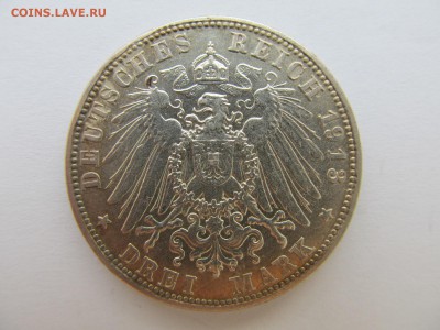 3 марки Бавария 1913г. - 3 М Бавария 1913-2.JPG