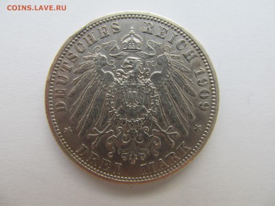 3 марки Пруссия 1909г. - 3 М Пруссия 1909-2.JPG