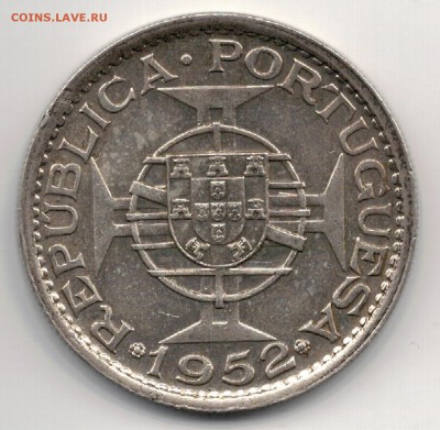 Ag Макао 5 патака 1952 до 30.06.14 в 22.00мск (8972) - 5-мак