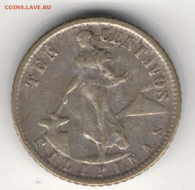 Ag Филиппины 10 сентаво 1945 до 30.06.14 в 22ч (9116) - 5-фил45а