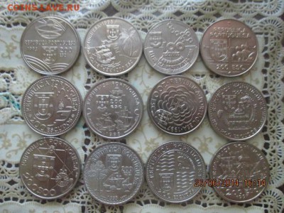 Комплект монет Поругалия 12 монет 1990-1998 гг Фикс - IMG_0418.JPG