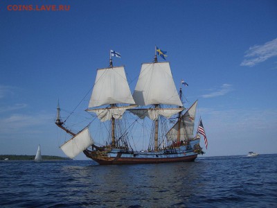Монеты с Корабликами - 1280px-Kalmar_Nyckel_Chesapeake_Bay
