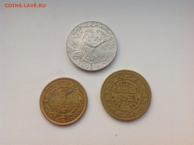 Прошу оценить 5 динар Тунис биметалл и немного мелочи - image