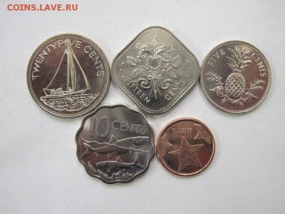 Багамские ост-ва Набор из 5 монет до 30.06.14 - Изображение23 078