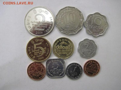 Шри-Ланка набор из 10 монет до 30.06.14 - Изображение23 077