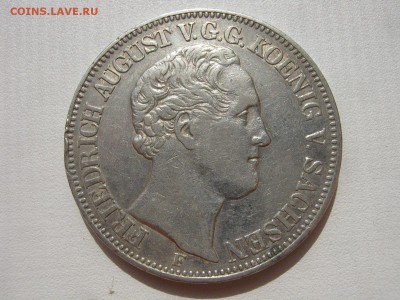 Саксония 1 талер 1853 F на оценку - IMG_0144