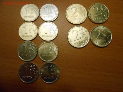 Погодовка 1-2 рубля 2005-2008 ММД+СПМД, блеск, до 02.07.2014 - DSCN4254.JPG