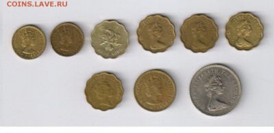 ГОНКОНГ - 9 монет 1967-1997г ЕЛИЗАВЕТА до 04.07.2014г 21-00 - ГОНКОНГ - 9 монет2