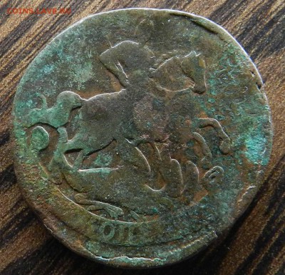 2  копейки 1757 (кладовая) - 2 копейки 1763 мм (перечекан) - DSCN7367