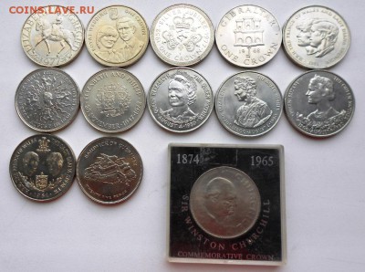 25 50 пенсов крона Шайба Мэн Гибралтар Гернси 13 шт. - DSCN2042.JPG