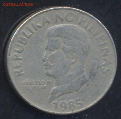Филиппины 50 сентимо 1985 г.До 2.07.14 г. 22-00 МСК . - Филиппины 50 ц.