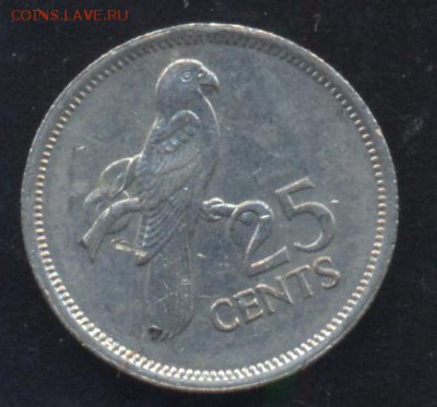 Сейшельские о-ва 25 центов 1982 г.До 2.07.14 г. 22-00 МСК . - Сейшелы 25 ц.1