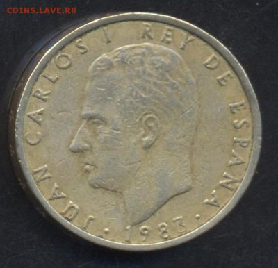 Испания 100 песет 1983 г.До 2.07.14 г. 22-00 МСК . - Испания 100 п.