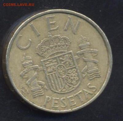 Испания 100 песет 1983 г.До 2.07.14 г. 22-00 МСК . - Испания 100 п.1