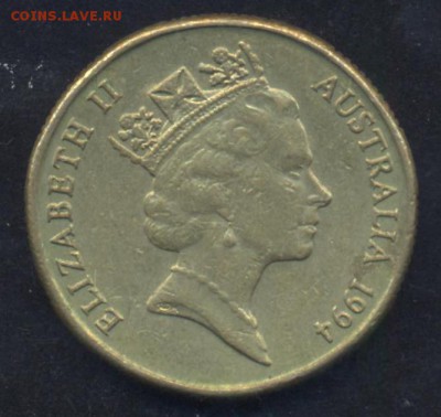 Австралия 1 доллар 1994 г.До 2.07.14 г. 22-00 МСК . - Австралия 1 д.