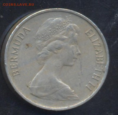 Бермудские о-ва 5 центов 1970 г.До 2.07.14 г. 22-00 МСК . - Бермуды 5 ц.
