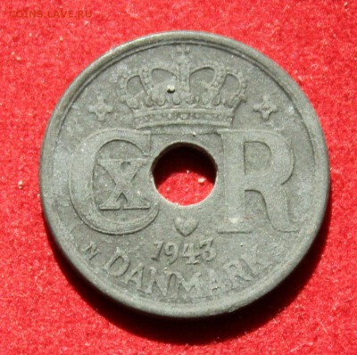 С рубля ДАНИЯ 10 эре 1943г. ЦИНК с дырочкой до 7.07.14г.в 22 - IMG_2909.JPG