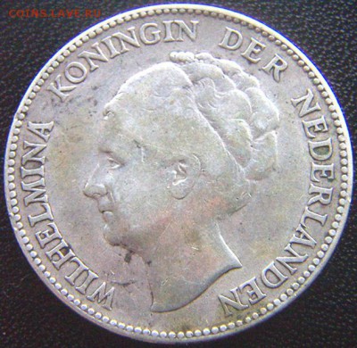 Серебряный голландский гульден 1930; до 02.07_22.04мск - 8251