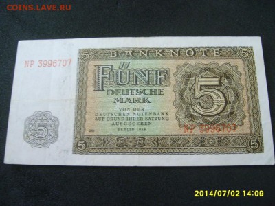 ГДР,5 марок 1948г(хорошая)!!до 5.07.2014 - S6000506.JPG