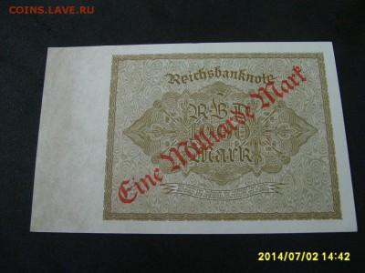 ГЕРМАНИЯ,1000 марок 1922г(надпечатка 1 миллиард)!до5.07.2014 - S6000539.JPG