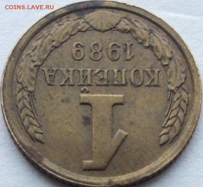1 копейка 1989 года раздвоенность элементов изображения. - DSCF6104