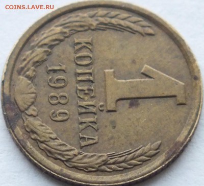 1 копейка 1989 года раздвоенность элементов изображения. - DSCF6103