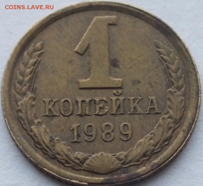1 копейка 1989 года раздвоенность элементов изображения. - DSCF6101