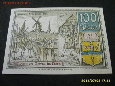 КРЕМП,100 пфеннигов 1920г(нотгельд,отличный)!до 6.07.2014 - S6000642.JPG