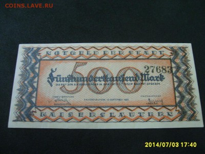 KAISERSLAUTERN,500 марок 1923г(отличная)!до 6.07.2014 - S6000634.JPG