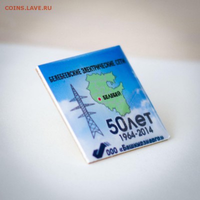 Знак БЕЛЕБЕЕВСКИЕ ЭЛ.СЕТИ 50лет(ЮБИЛЕЙНЫЙ ВЫПУСК,ираж 80шт) - DSC_0448