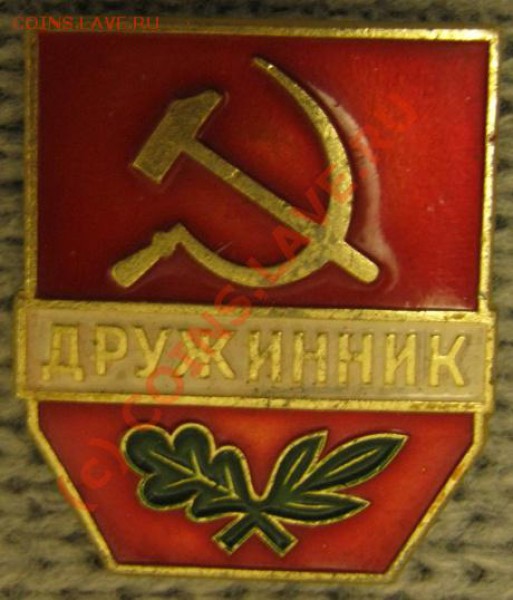 Разные значки-что скажете? - дружинник