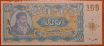 Остров Буве (Антарктика) 100$ серия "В" UNC до 9.07 22.00МСК - IMG_20140704_213417