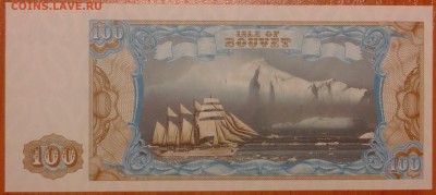 Остров Буве (Антарктика) 100$ серия "В" UNC до 9.07 22.00МСК - IMG_20140704_213430