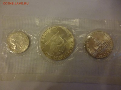 США 1 доллар 1971, набор 1976 Серебро Предпродажная - P1080565.JPG