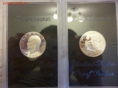 США 1 доллар 1971, набор 1976 Серебро Предпродажная - P1080561.JPG