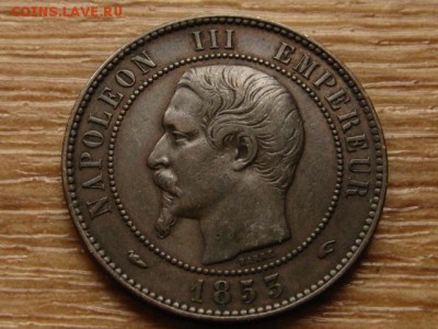 Франция 10 сантимов 1853 А до 08.07.14 в 21.00 М - IMG_9437