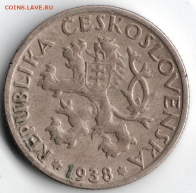 1 крона 1938 Чехословакия до 11.07.14 в 22.00 - Scan-140628-0031